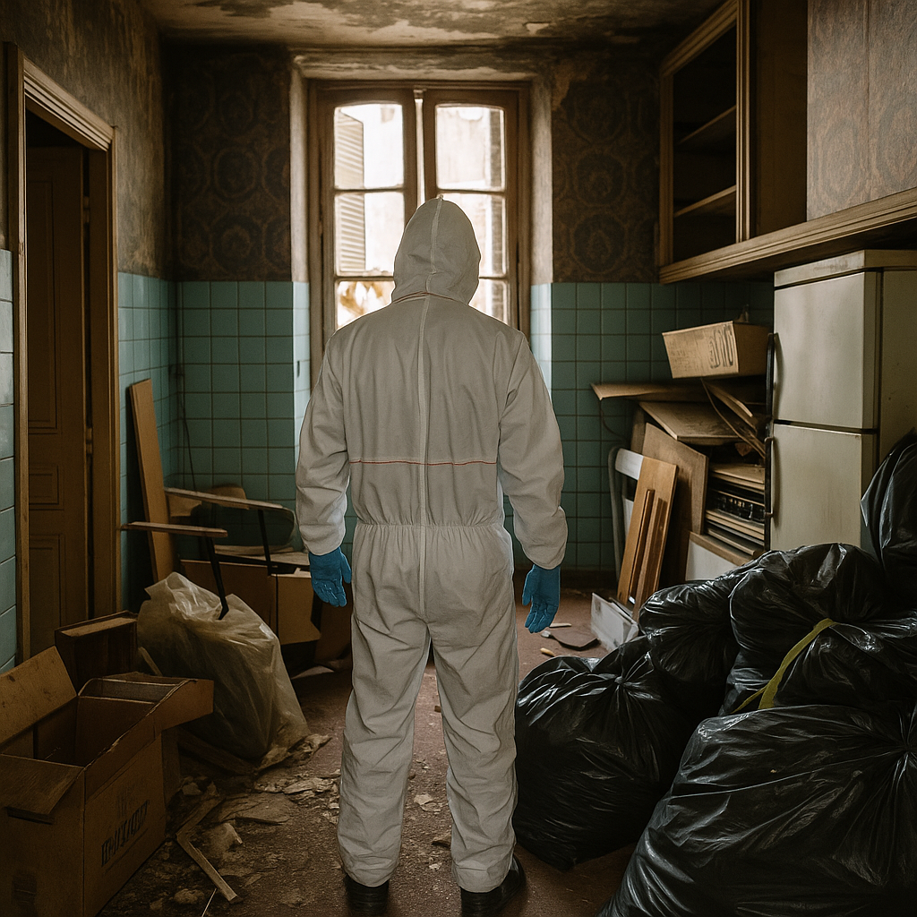 Débarras, nettoyage et désinfection pour huissiers de justice en France