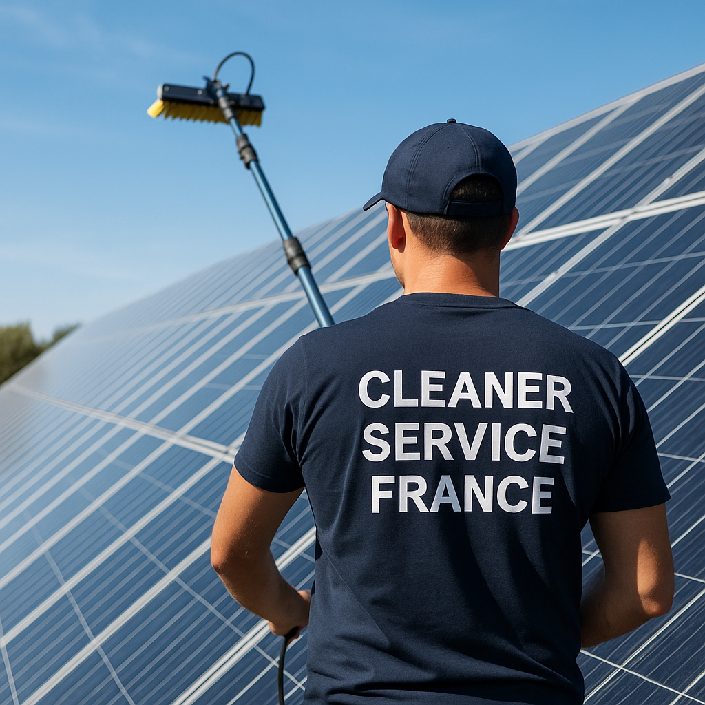 Technicien Cleaner Service France – Nettoyage de panneaux solaires en PACA